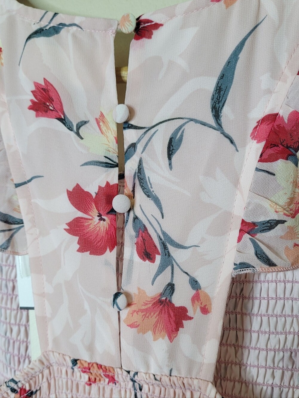 Melloday Tiered Floral Chiffon Sleeveless Maxi Dress Size XL NWT - Picture 8 of 11